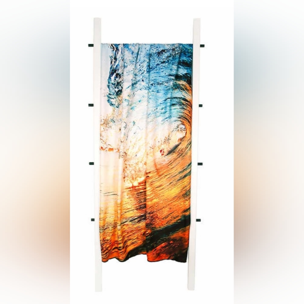 Whitley Willows Beach TOWEL Microfiber 35' x70' Crashing Wave - Picture 2 of 3